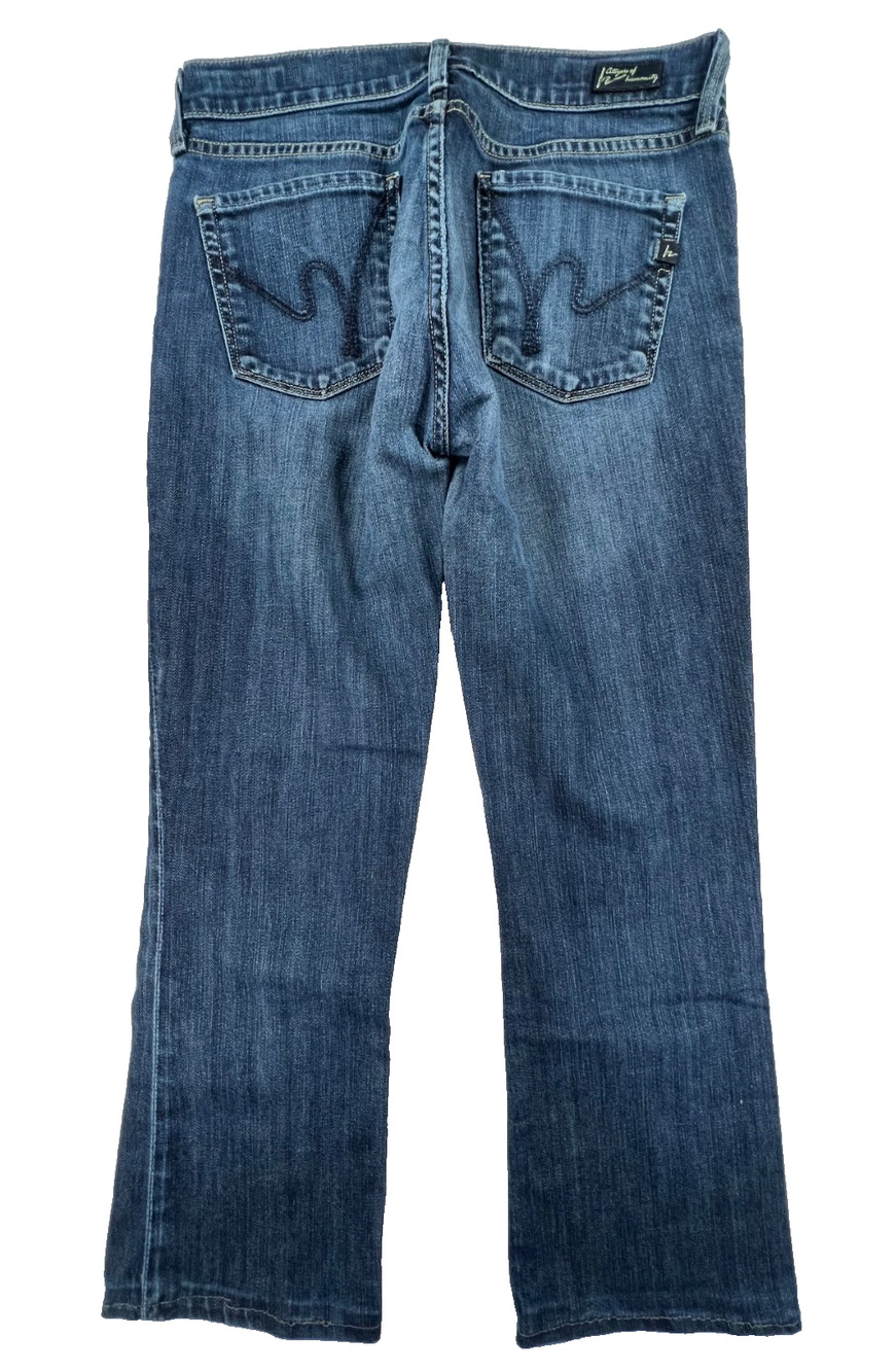 Citizens of Humanity - Amber 263 Stretch High-Rise Bootcut Blue Jeans (Size 27)